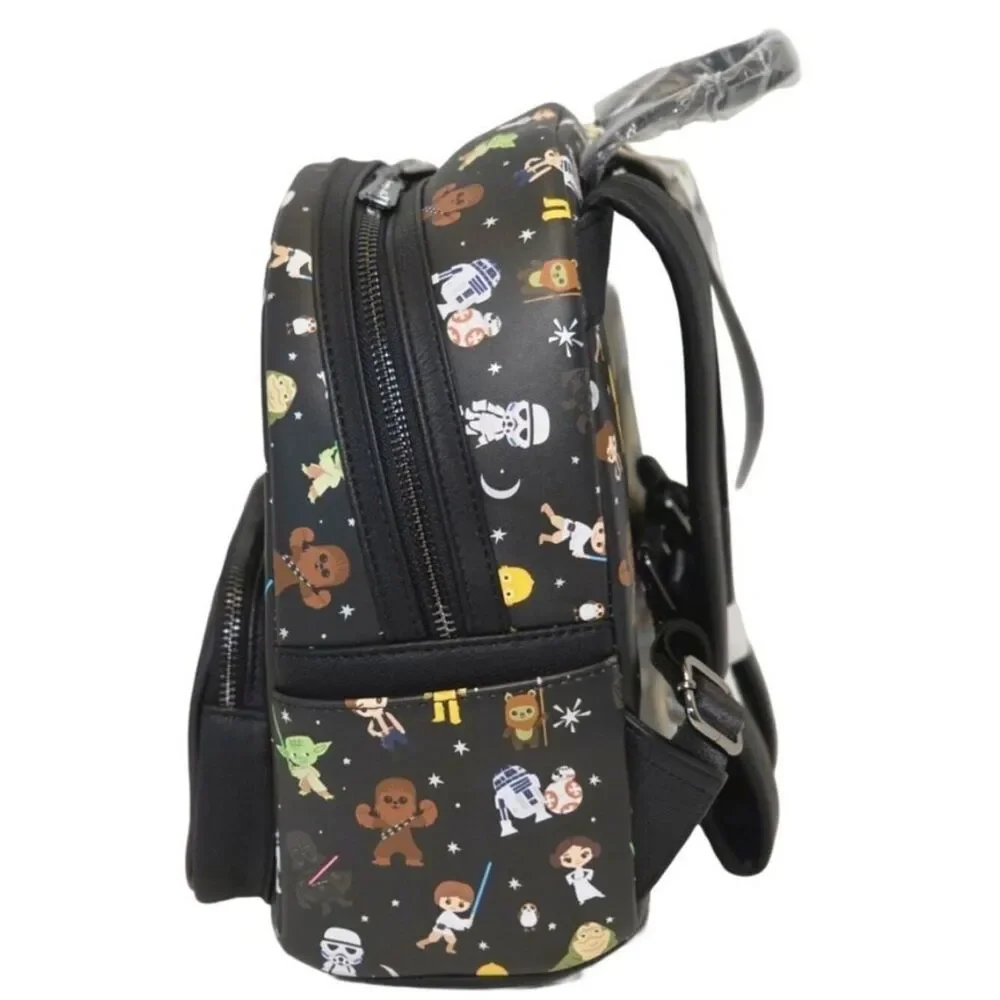 Disney Parks LOUNGEFLY Chibi Star Wars Mini Backpack Characters Chewbacca NWT